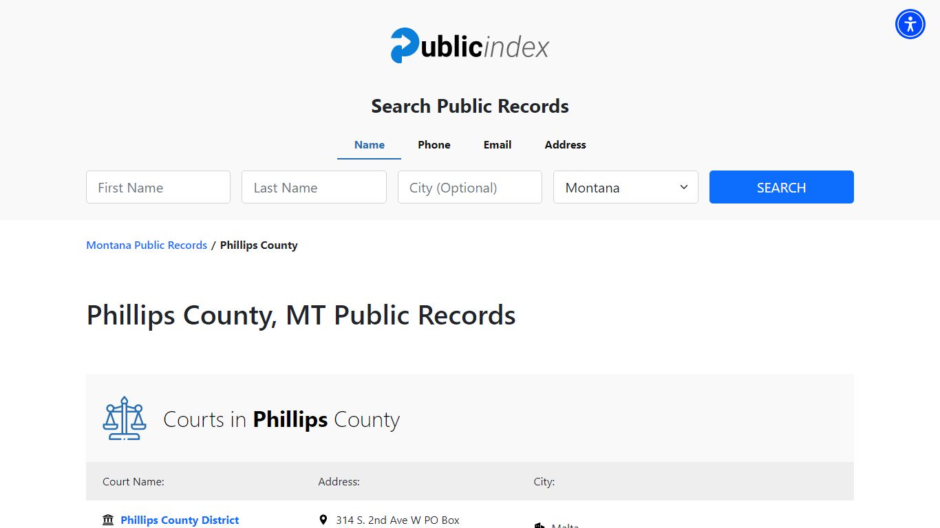 Phillips County, MT Public Court, Arrest and Inmate Records ...