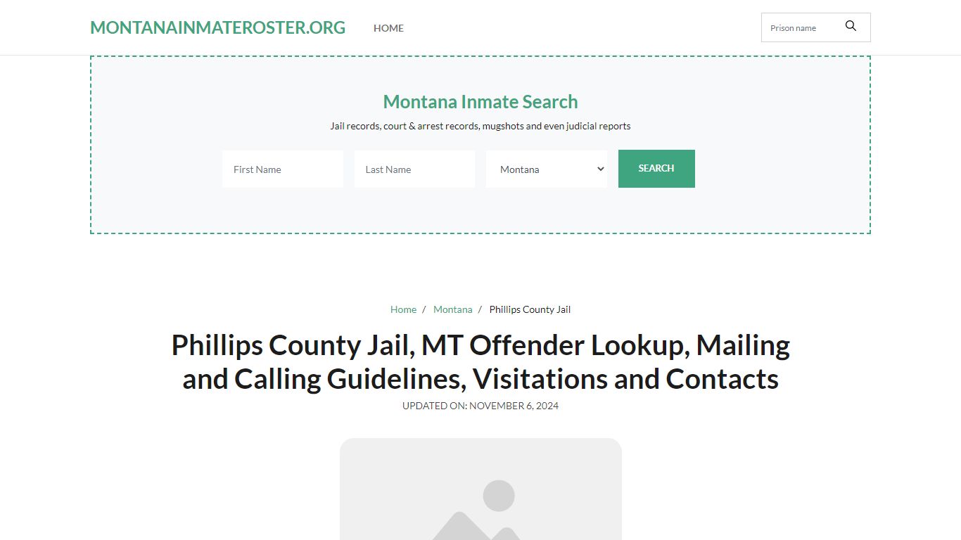 Phillips County Jail - Montana Inmate Roster